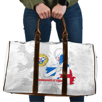 Commonwealth Of England Map Travel Bag Historical British Isles Flag Silhouette