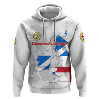 Commonwealth Of England Map Zip Hoodie Historical British Isles Flag Silhouette