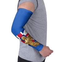 Commonwealth Of England Flag Golden Angel Arm Sleeves Historical British Heritage Winged Figure