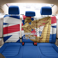 Commonwealth Of England Flag Golden Angel Back Car Seat Cover Historical British Heritage Winged Figure