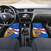 Commonwealth Of England Flag Golden Angel Car Mats Historical British Heritage Winged Figure