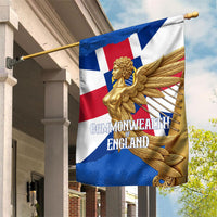 Commonwealth Of England Flag Golden Angel Garden Flag Historical British Heritage Winged Figure