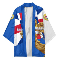 Commonwealth Of England Flag Golden Angel Kimono Historical British Heritage Winged Figure