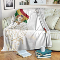 Order Of The Eastern Star Blanket OES Elegant Floral Line Art Fraternal Symbolism