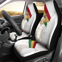Order Of The Eastern Star Car Seat Cover OES Elegant Floral Line Art Fraternal Symbolism