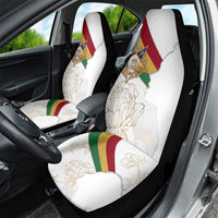 Order Of The Eastern Star Car Seat Cover OES Elegant Floral Line Art Fraternal Symbolism