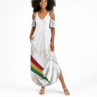 Order Of The Eastern Star Summer Maxi Dress OES Elegant Floral Line Art Fraternal Symbolism