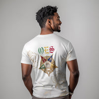 Order Of The Eastern Star T shirt OES Elegant Floral Line Art Fraternal Symbolism