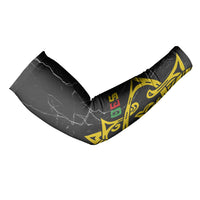 OES Order Of The Eastern Star Arm Sleeves Five Pointed Star Emblem On Black Marble Texture