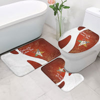 OES Order Of The Eastern Star Bathroom Set Five Pointed Star Emblem With Gold Floral Art