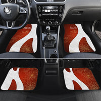 OES Order Of The Eastern Star Car Mats Five Pointed Star Emblem With Gold Floral Art