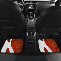OES Order Of The Eastern Star Car Mats Five Pointed Star Emblem With Gold Floral Art