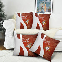 OES Order Of The Eastern Star Pillow Cover Five Pointed Star Emblem With Gold Floral Art