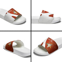 OES Order Of The Eastern Star Slide Sandals Five Pointed Star Emblem With Gold Floral Art