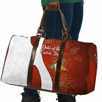 OES Order Of The Eastern Star Travel Bag Five Pointed Star Emblem With Gold Floral Art