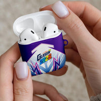 Glasgow 2026 AirPods Case Scotland Dynamic Geometric Athlete Graphic Art