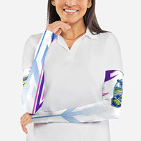Glasgow 2026 Arm Sleeves Scotland Dynamic Geometric Athlete Graphic Art