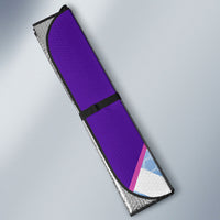 Glasgow 2026 Auto Sun Shade Scotland Dynamic Geometric Athlete Graphic Art