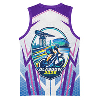 Glasgow 2026 Basketball Jersey Scotland Dynamic Geometric Athlete Graphic Art