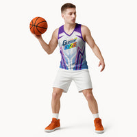 Glasgow 2026 Basketball Jersey Scotland Dynamic Geometric Athlete Graphic Art