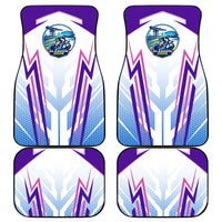 Glasgow 2026 Car Mats Scotland Dynamic Geometric Athlete Graphic Art