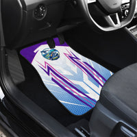 Glasgow 2026 Car Mats Scotland Dynamic Geometric Athlete Graphic Art