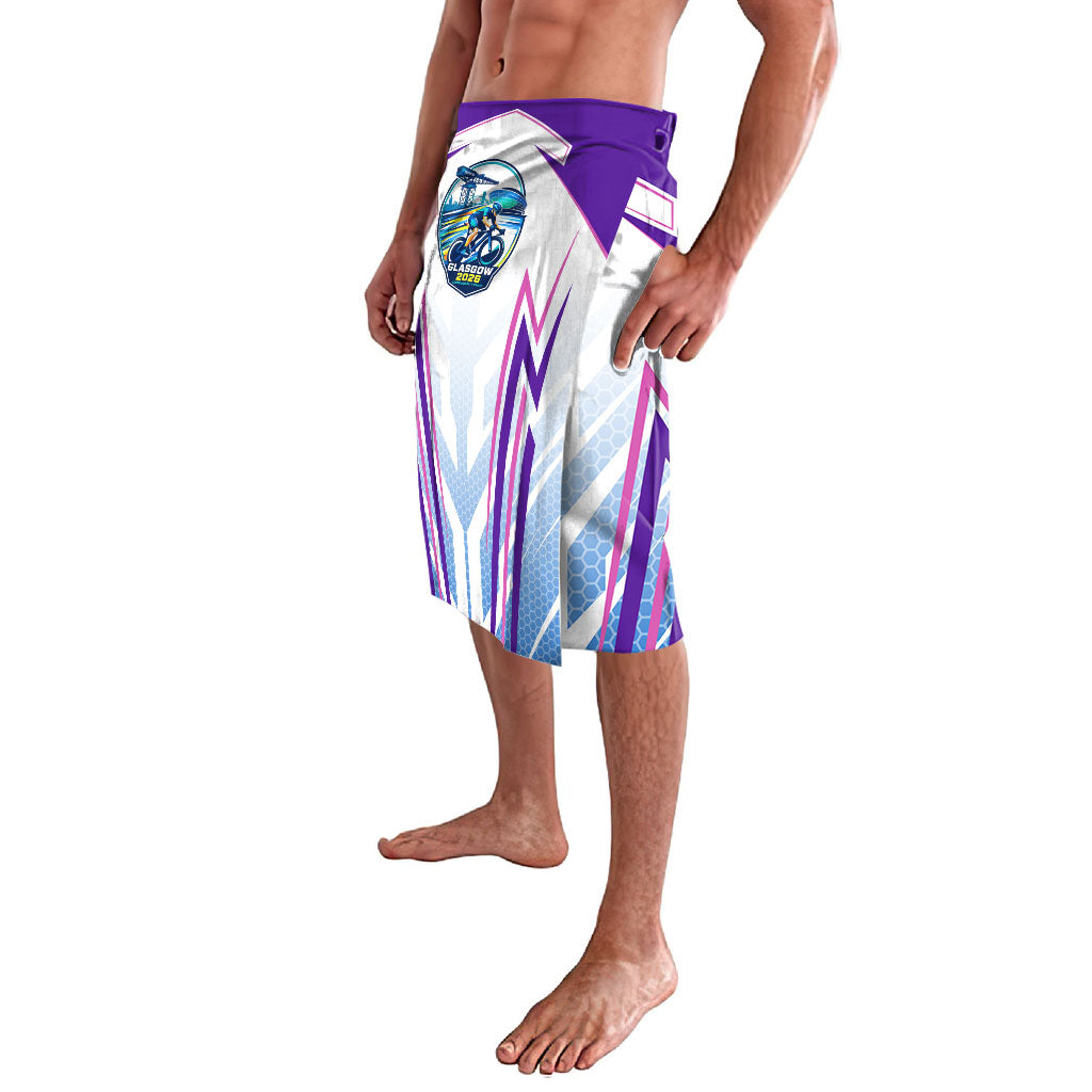 Glasgow 2026 Lavalava Scotland Dynamic Geometric Athlete Graphic Art