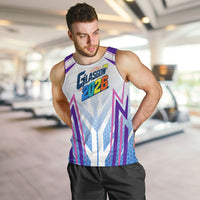 Glasgow 2026 Men Tank Top Scotland Dynamic Geometric Athlete Graphic Art