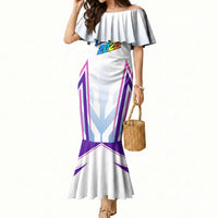 Glasgow 2026 Mermaid Dress Scotland Dynamic Geometric Athlete Graphic Art