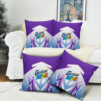 Glasgow 2026 Pillow Cover Scotland Dynamic Geometric Athlete Graphic Art