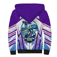 Glasgow 2026 Sherpa Hoodie Scotland Dynamic Geometric Athlete Graphic Art