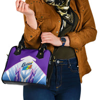 Glasgow 2026 Shoulder Handbag Scotland Dynamic Geometric Athlete Graphic Art