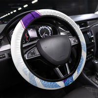 Glasgow 2026 Steering Wheel Cover Scotland Dynamic Geometric Athlete Graphic Art