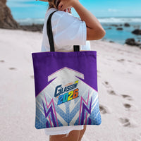Glasgow 2026 Tote Bag Scotland Dynamic Geometric Athlete Graphic Art