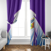 Glasgow 2026 Window Curtain Scotland Dynamic Geometric Athlete Graphic Art