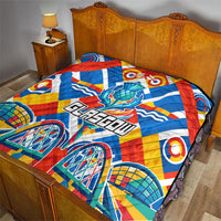 Glasgow 2026 Scotland Quilt Thistle Vibrant Tartan Cartoon Character