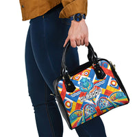 Glasgow 2026 Scotland Shoulder Handbag Thistle Vibrant Tartan Cartoon Character