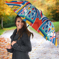 Glasgow 2026 Scotland Umbrella Thistle Vibrant Tartan Cartoon Character