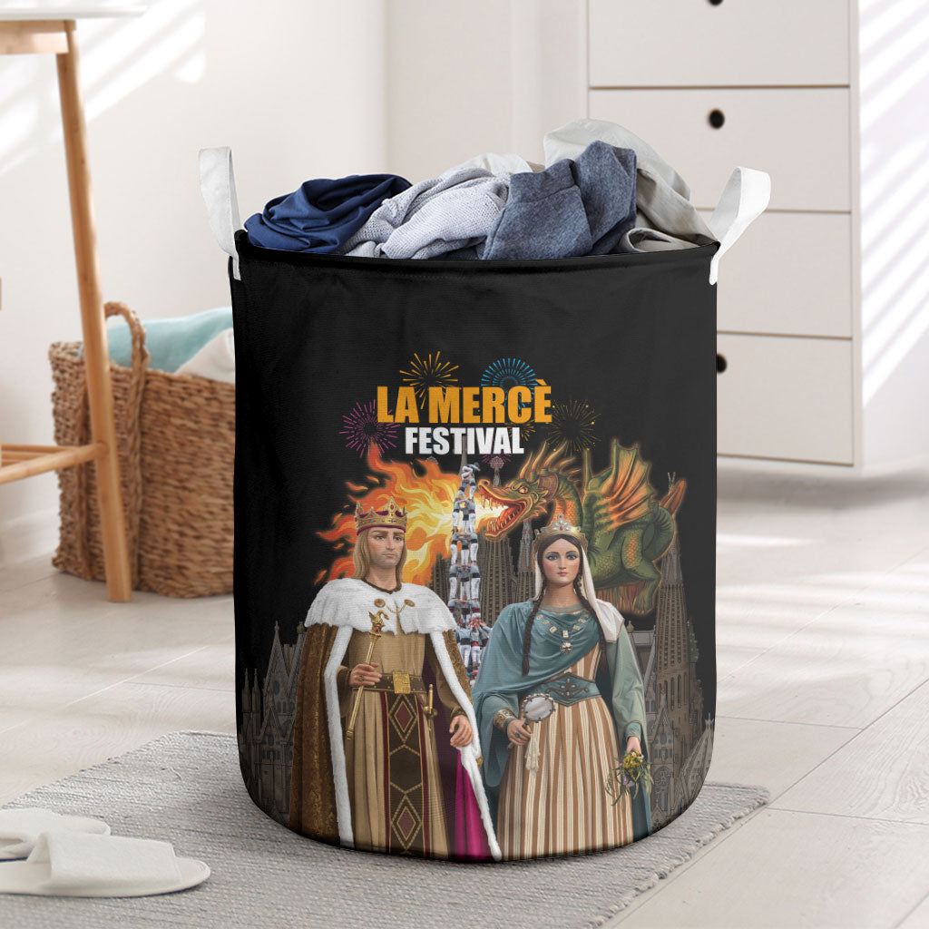 La Merce Festival Barcelona Laundry Basket Catalan Tradition Celebration Sagrada Familia Fireworks Art