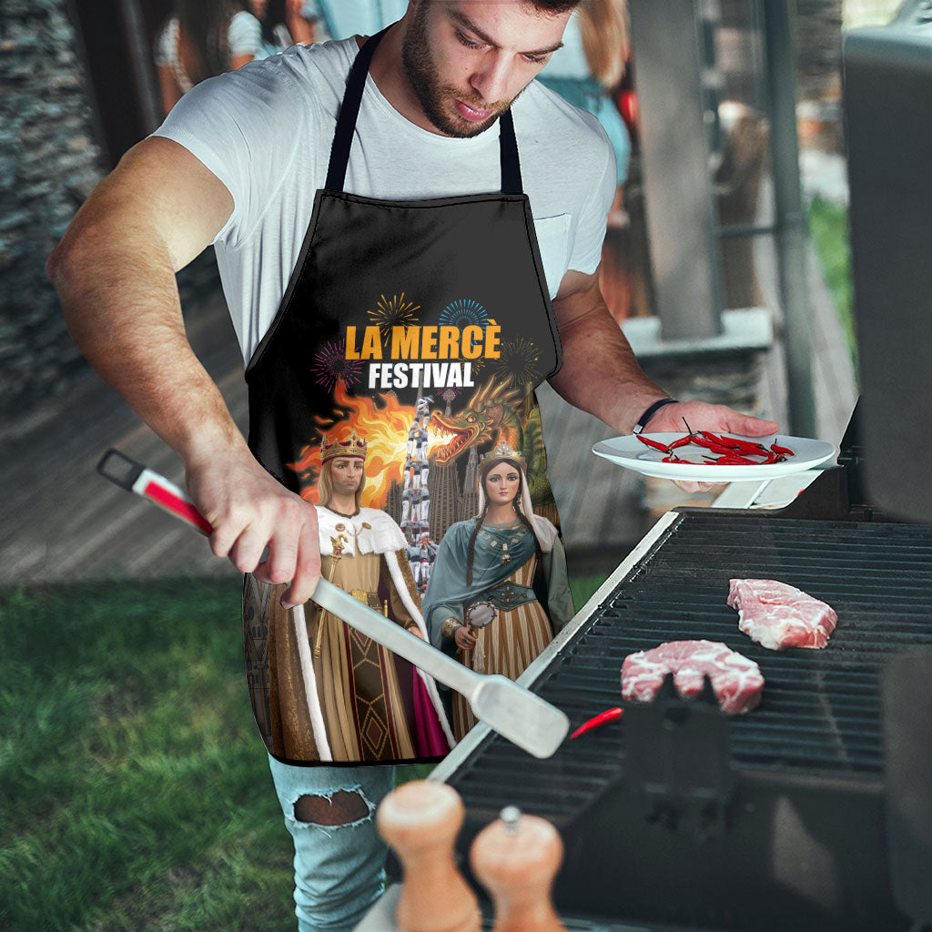 La Merce Festival Barcelona Apron Catalan Tradition Celebration Sagrada Familia Fireworks Art