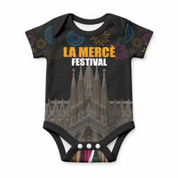 La Merce Festival Barcelona Baby Onesie Catalan Tradition Celebration Sagrada Familia Fireworks Art