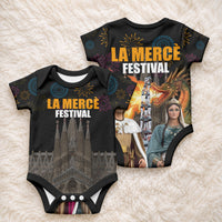 La Merce Festival Barcelona Baby Onesie Catalan Tradition Celebration Sagrada Familia Fireworks Art