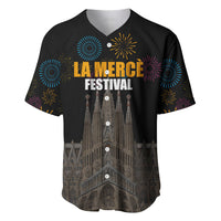La Merce Festival Barcelona Baseball Jersey Catalan Tradition Celebration Sagrada Familia Fireworks Art