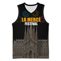 La Merce Festival Barcelona Basketball Jersey Catalan Tradition Celebration Sagrada Familia Fireworks Art