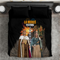 La Merce Festival Barcelona Bedding Set Catalan Tradition Celebration Sagrada Familia Fireworks Art