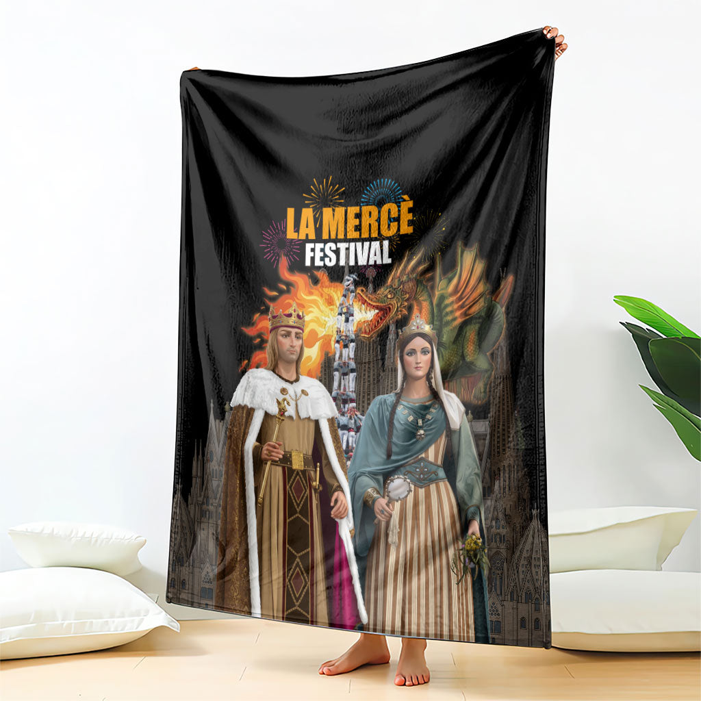 La Merce Festival Barcelona Blanket Catalan Tradition Celebration Sagrada Familia Fireworks Art