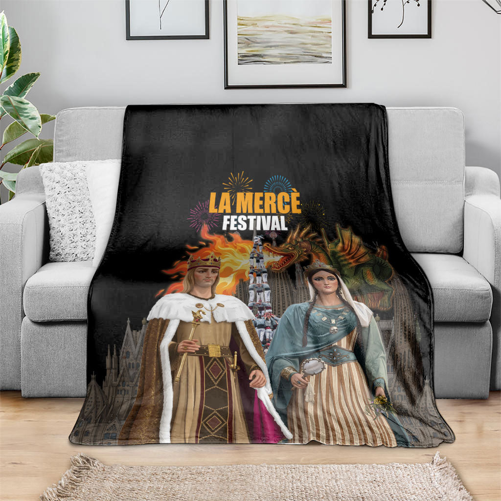 La Merce Festival Barcelona Blanket Catalan Tradition Celebration Sagrada Familia Fireworks Art
