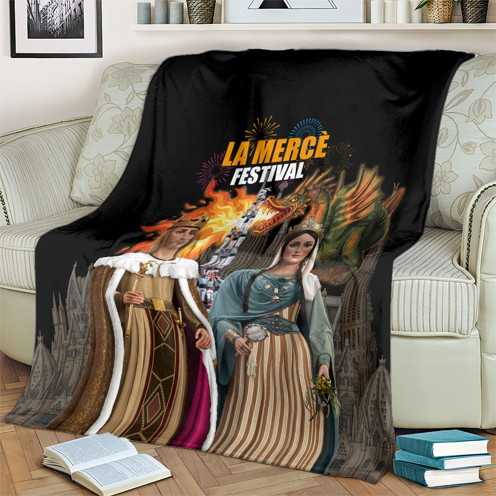 La Merce Festival Barcelona Blanket Catalan Tradition Celebration Sagrada Familia Fireworks Art