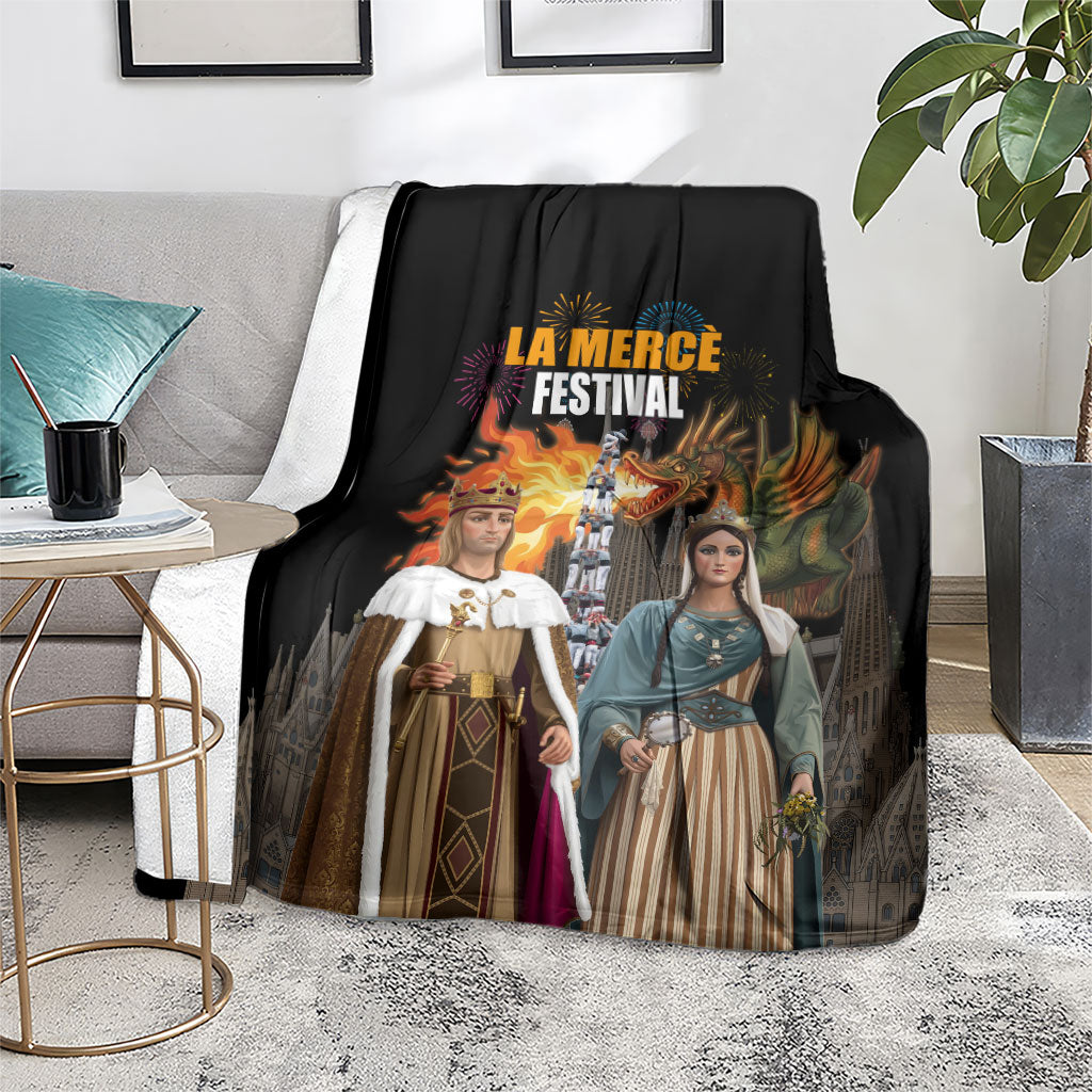 La Merce Festival Barcelona Blanket Catalan Tradition Celebration Sagrada Familia Fireworks Art