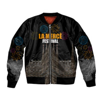 La Merce Festival Barcelona Bomber Jacket Catalan Tradition Celebration Sagrada Familia Fireworks Art